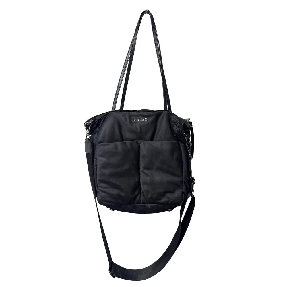 MZ Wallace Bowery Quatro Tote Womens Bag Black Casual Luxury Quilted Travel EUC